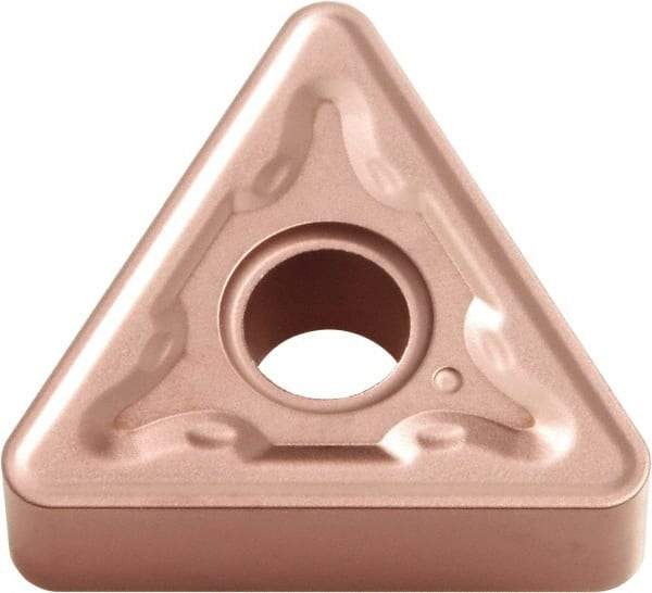 Kyocera - TNMG333 PH Grade CA315 Carbide Turning Insert - TiCN/Al2O3 Finish, 60° Triangle, 3/8" Inscr Circle, 3/16" Thick, 3/64" Corner Radius - Best Tool & Supply