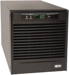 Tripp-Lite - 20 Amp, 3,000 VA, Tower & Rack Mount Online Backup Uninterruptible Power Supply - Backup 4.1 min with Full Load & 13.8 min with Half Load, 120 VAC Input & Output, 2,700 Watt Output, 1 Phases, 9 Outlets - Best Tool & Supply