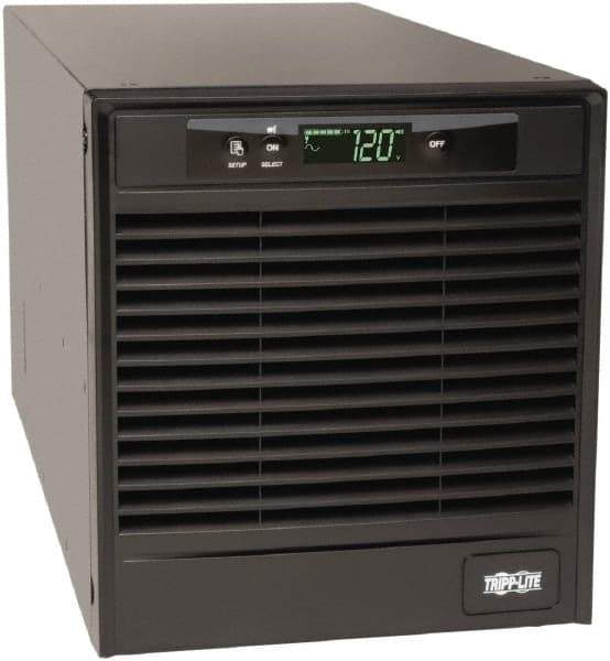 Tripp-Lite - 20 Amp, 2,200 VA, Tower & Rack Mount Online Backup Uninterruptible Power Supply - Backup 4-1/2 min with Full Load & 14 min with Half Load, 120 VAC Input & Output, 1,800 Watt Output, 1 Phases, 6 Outlets - Best Tool & Supply