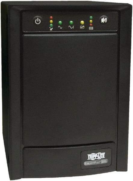 Tripp-Lite - 15 Amp, 1,050 VA, Tower Mount Line Interactive Backup Uninterruptible Power Supply - Backup 7 min with Full Load & 19 min with Half Load, 230 Volt Input & Output, 650 Watt Output, 1 Phases, 6 Outlets - Best Tool & Supply