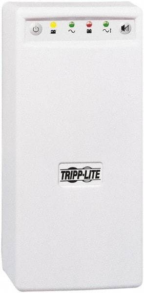 Tripp-Lite - 15 Amp, 350 VA, Tower Mount Line Interactive Backup Uninterruptible Power Supply - Backup 15-1/2 min with Full Load & 37 min with Half Load, 120 VAC Input & Output, 225 Watt Output, 1 Phases, 4 Outlets - Best Tool & Supply