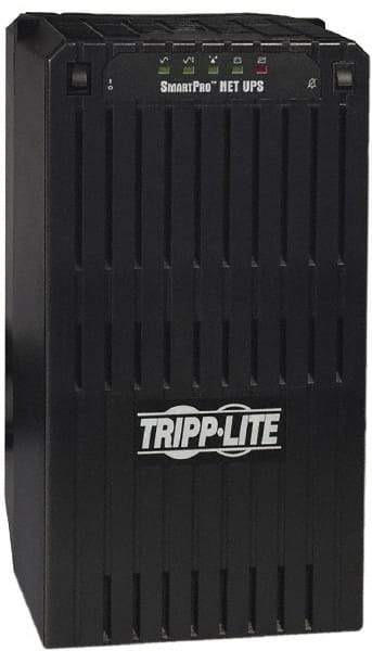 Tripp-Lite - 20 Amp, 3,000 VA, Tower Mount Line Interactive Backup Uninterruptible Power Supply - Backup 3-1/2 min with Full Load & 11 min with Half Load, 120 VAC Input & Output, 2,400 Watt Output, 1 Phases, 6 Outlets - Best Tool & Supply