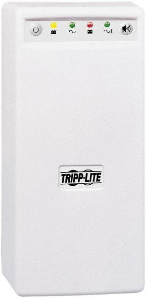 Tripp-Lite - 15 Amp, 350 VA, Tower Mount Line Interactive Backup Uninterruptible Power Supply - Backup 18 min with Full Load & 46 min with Half Load, 120 VAC Input & Output, 225 Watt Output, 1 Phases, 4 Outlets - Best Tool & Supply