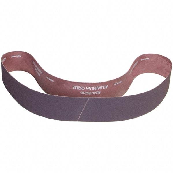 Norton - 3" Wide x 48" OAL, 60 Grit, Aluminum Oxide Abrasive Belt - Aluminum Oxide, Coated, X Weighted Cloth Backing - Best Tool & Supply