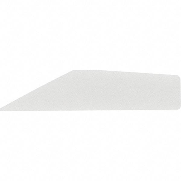 Noga - T80 Bi-Directional Ceramic Deburring Scraper Blade - Flat Blade Cross Section - Best Tool & Supply