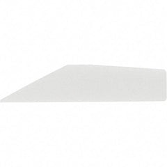 Noga - T80 Bi-Directional Ceramic Deburring Scraper Blade - Flat Blade Cross Section - Best Tool & Supply