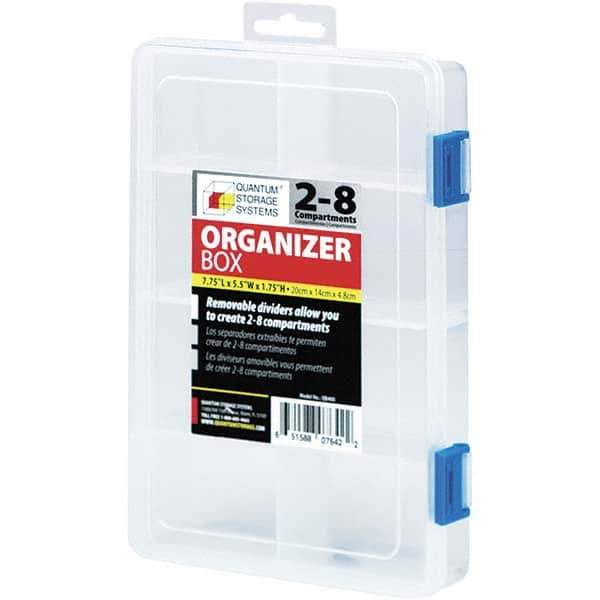 Quantum Storage - Compartment Storage Boxes & Bins Type: Storage Box Number of Compartments: 8.000 - Best Tool & Supply