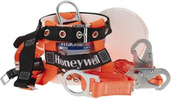 Miller - 310 Lb. Capacity, General Use Fall Protection Kit - Back D Ring, 6 Ft. Lanyard Long, Gold and Black - Best Tool & Supply