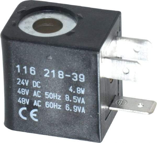 ARO/Ingersoll-Rand - 24 DC Volt, Din Connection Coil Lead Length, Class F, Solenoid Coil - 4.8 Watt, NEMA 4 Enclosure, Use with ARO Solenoid Valve - Best Tool & Supply