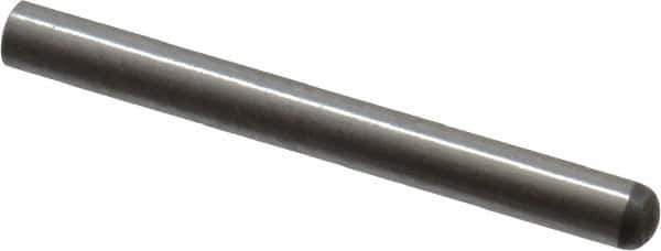 Made in USA - 2mm Diam x 20mm Pin Length 416 Stainless Steel Precision Dowel Pin - C 36-42 Hardness, 1 Beveled & 1 Rounded End - Best Tool & Supply