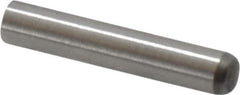 Made in USA - 2.5mm Diam x 14mm Pin Length 416 Stainless Steel Precision Dowel Pin - C 36-42 Hardness, 1 Beveled & 1 Rounded End - Best Tool & Supply