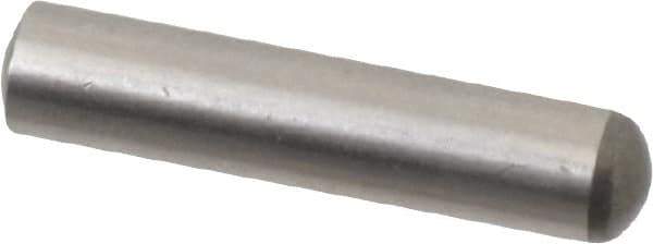 Made in USA - 5mm Diam x 24mm Pin Length 416 Stainless Steel Precision Dowel Pin - C 36-42 Hardness, 1 Beveled & 1 Rounded End - Best Tool & Supply