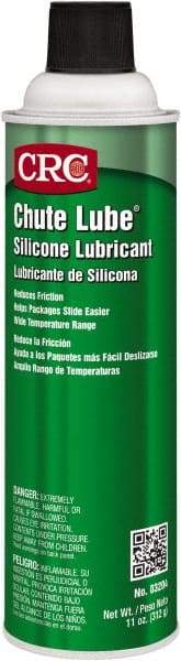 CRC - 20 oz Aerosol Nondrying Film/Silicone Penetrant/Lubricant - Clear & White, -40°F to 400°F, Food Grade - Best Tool & Supply