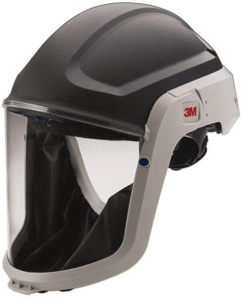 3M - PAPR Compatible Hard Hat with Face Shield - Polyester, Compatible with Breathe Easy, GVP, TR-300, M-series - Best Tool & Supply