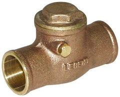 Legend Valve - 3/4" Cast Brass Check Valve - Service Check Valve, Sweat, 200 WOG - Best Tool & Supply