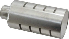 PRO-SOURCE - 3/4 Male NPT, 1-5/8" Hex, 4-5/8" OAL, Muffler - 300 Max psi, 70 CFM, Aluminum - Best Tool & Supply