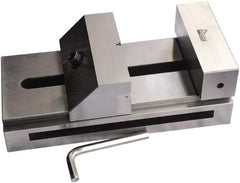 Gibraltar - 5-29/32" Jaw Width, 7" Jaw Opening Capacity, 1.969" Jaw Height, Toolmaker's Vise - Flat Jaw, 0.00012" Parallelism, 0.0002" Squareness, 300mm OAL x 3-15/16" OAH - Best Tool & Supply