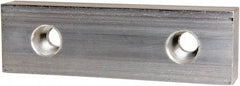 Gibraltar - 8" Wide x 2-1/2" High x 1-1/4" Thick, Flat/No Step Vise Jaw - Soft, Aluminum, Fixed Jaw, Compatible with 8" Vises - Best Tool & Supply