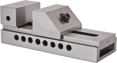 Gibraltar - 3" Jaw Width, 3-3/8" Jaw Opening Capacity, 4" Jaw Height, Toolmaker's Vise - Flat Jaw, 0.005" Parallelism, 0.005" Squareness, 7-1/2" OAL x 2.76" OAH - Best Tool & Supply