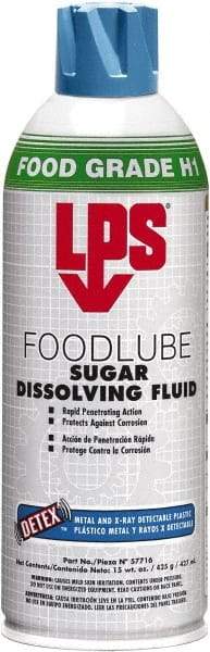 LPS - 15 oz Aerosol Spray Lubricant - Clear, 41°F to 203°F, Food Grade - Best Tool & Supply