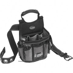 Bucket Boss - 13 Pocket General Purpose Holster - Ballistic Polyester, Black & Gray - Best Tool & Supply