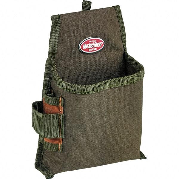 Bucket Boss - 1 Pocket General Purpose Holster - Polyester, Brown & Green - Best Tool & Supply