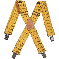 Bucket Boss - Suspenders - Elastic, Black & Yellow - Best Tool & Supply