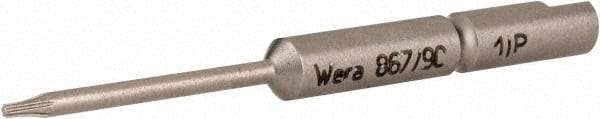 Wera - 4mm Drive, Torx Plus Precision Screwdriver Bit - 1-3/4" OAL - Best Tool & Supply