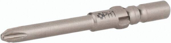 Wera - 4mm Drive #1 Point Precision Phillips Bit - Exact Industrial Supply