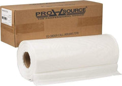 PRO-SOURCE - 2.7 mil Thick, Heavy-Duty Trash Bags - Hexene Resins, Roll Dispenser, 38" Wide x 63" High, Clear - Best Tool & Supply