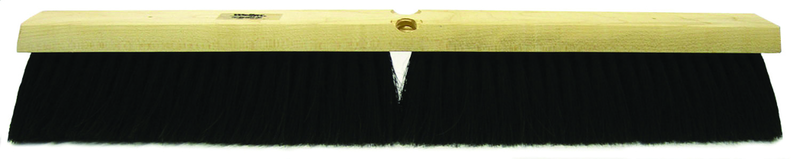 24" Black Tampico Coarse Sweeping - Broom Without Handle - Best Tool & Supply