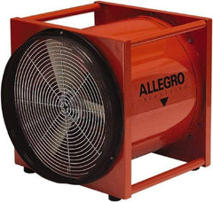 Allegro - 16" Inlet, Electric AC Axial Blower - 1.5 hp, 4,839 CFM (Free Air), Explosion Proof, 230 Max Voltage Rating - Best Tool & Supply