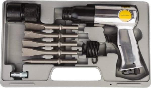 Value Collection - 3,200 BPM, 2-5/8 Inch Long Stroke, Air Hammer Kit - 4 CFM Air Consumption, 1/4 Inch Inlet - Best Tool & Supply