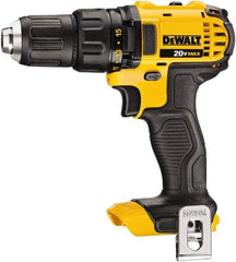 DeWALT - 20 Volt 1/2" Chuck Pistol Grip Handle Cordless Drill - 0-600 & 0-2000 RPM, Keyless Chuck, Reversible, Lithium-Ion Batteries Not Included - Best Tool & Supply