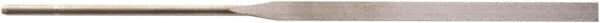 Value Collection - 5-1/2" Needle Precision Swiss Pattern Regular Pillar File - 13/64" Width Diam, Round Handle - Best Tool & Supply