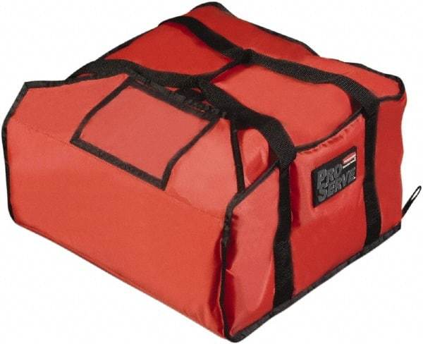 Rubbermaid - Rectangular, Red Nylon & Polyester Delivery Bag - 7.8" High x 19.8" Wide x 21-1/2" Long - Best Tool & Supply