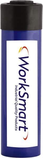 Value Collection - 25 Ton, 8.11" Stroke, 41.77 Cu In Oil Capacity, Portable Hydraulic Single Acting Cylinder - 5.15 Sq In Effective Area, 12.72" Lowered Ht., 20.83" Max Ht., 2.56" Cyl Bore Diam, 2.24" Plunger Rod Diam, 10,000 Max psi - Best Tool & Supply