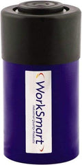 Value Collection - 25 Ton, 2.01" Stroke, 10.35 Cu In Oil Capacity, Portable Hydraulic Single Acting Cylinder - 5.15 Sq In Effective Area, 6.61" Lowered Ht., 8.62" Max Ht., 2.56" Cyl Bore Diam, 2.24" Plunger Rod Diam, 10,000 Max psi - Best Tool & Supply