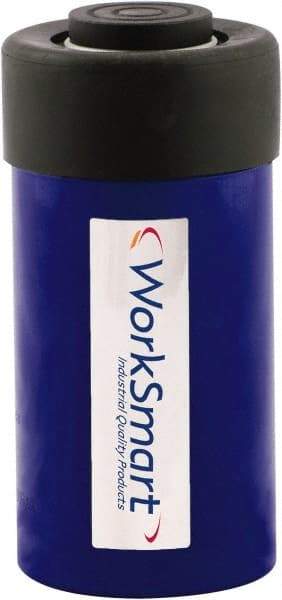 Value Collection - 15 Ton, 2.01" Stroke, 6.31 Cu In Oil Capacity, Portable Hydraulic Single Acting Cylinder - 3.14 Sq In Effective Area, 5.87" Lowered Ht., 7.88" Max Ht., 2" Cyl Bore Diam, 1.63" Plunger Rod Diam, 10,000 Max psi - Best Tool & Supply