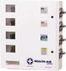 Synergy Management - Medical Vending Machines & Dispensers; Height (Inch): 21 ; Width (Inch): 20 ; Depth (Inch): 1 ; Number of Shelves: 4 ; Door Type: Manual Closing ; Shelf Type: Adjustable - Best Tool & Supply