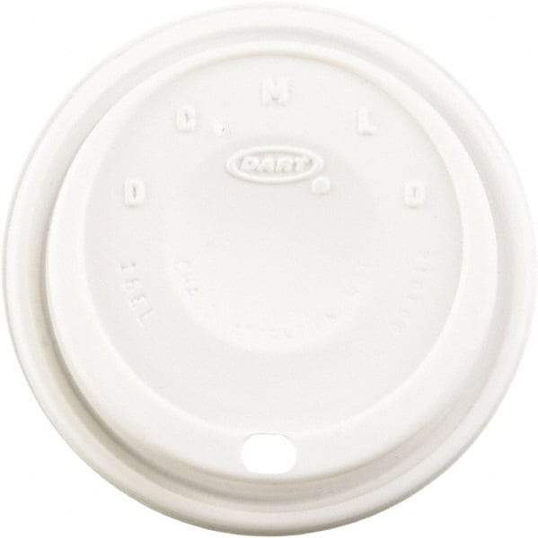 DART - Cappuccino Dome Sipper Lids, Fits 12-24 oz Cups, 1000/Carton - White - Best Tool & Supply