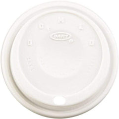 DART - Cappuccino Dome Sipper Lids, Fits 12-24 oz Cups, 1000/Carton - White - Best Tool & Supply