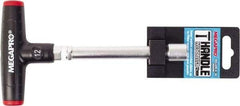 Megapro - 12mm Hollow Shaft Nutdriver - T-Handle Handle, 175mm OAL - Best Tool & Supply