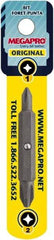 Megapro - #1 & #2, Hex Drive Phillips Insert Screwdriver Bit - 1/4" Drive, 2" OAL - Best Tool & Supply