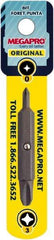 Megapro - #0 & #3, Hex Drive Phillips Insert Screwdriver Bit - 1/4" Drive, 2" OAL - Best Tool & Supply