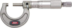 SPI - 11 to 12" Range, 0.0001" Graduation, Mechanical Outside Micrometer - Ratchet Stop Thimble, 6.62" Throat Depth, Accurate to 0.0003" - Best Tool & Supply