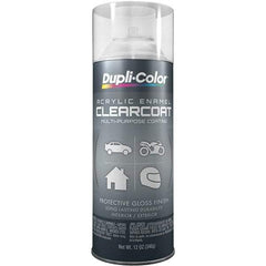 Dupli-Color - Crystal Clear, Flat, Acrylic Enamel Spray Paint - 12 to 14 Sq Ft per Can, 12 oz Container - Best Tool & Supply