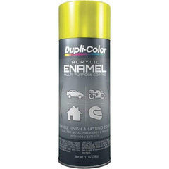 Dupli-Color - Chrome Yellow, Metallic, Acrylic Enamel Spray Paint - 12 to 14 Sq Ft per Can, 12 oz Container - Best Tool & Supply