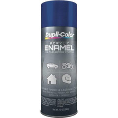 Dupli-Color - Royal Blue, Gloss, Acrylic Enamel Spray Paint - 12 to 14 Sq Ft per Can, 12 oz Container - Best Tool & Supply