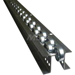 Gravity Conveyors; Conveyor Type: Flow Rail; Component: Wheel; Telescopic: No; Roller Diameter (Decimal Inch): 1.9400; Overall Width: 4; Wheel Material: Zinc Plated Steel; Minimum Extended Length: 5.0 ft; Maximum Extended Length: 5.0000; Minimum Height: 2